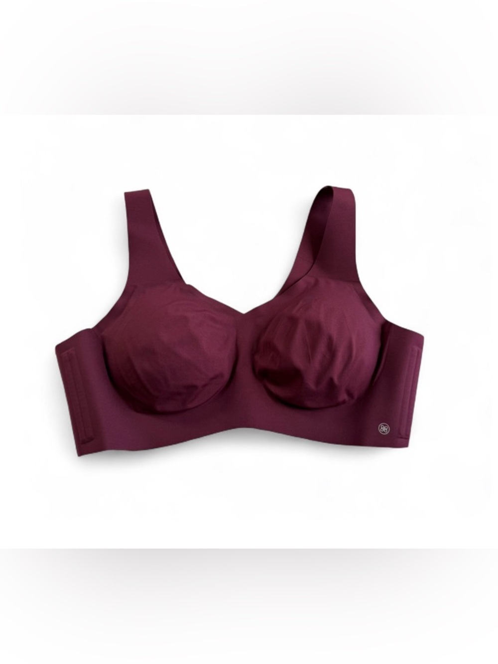 Honeylove 2X Bra V Neck Wireless Pullover Removable Pads Purple Fig Comfort